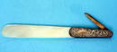 STERLING AND MOTHER OF PEARL HANDLED LADIES KNIFE