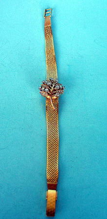 ROLEX LADIES PRECISION 30 DIAMOND 18K BRACELET WATCH