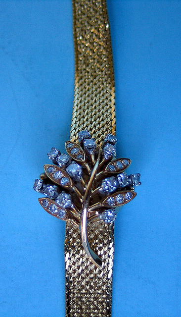 ROLEX LADIES PRECISION 30 DIAMOND 18K BRACELET WATCH