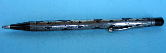 WATERMAN STERLING OVERLAY IDEAL MECHANICAL PENCIL HARD