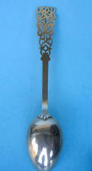 INCREDIBLE 14K GOLD SPOON ENAMELED RUTH DATED 3/1/20