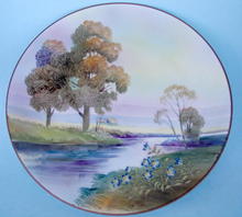 NIPPON MORIAGE LANDSCAPE PLATE NORITAKE QUALITY WORK