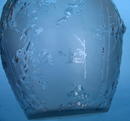 MASSIVE SIGNED MULLER FRERES MOLD BLOWN VASE BIRDS