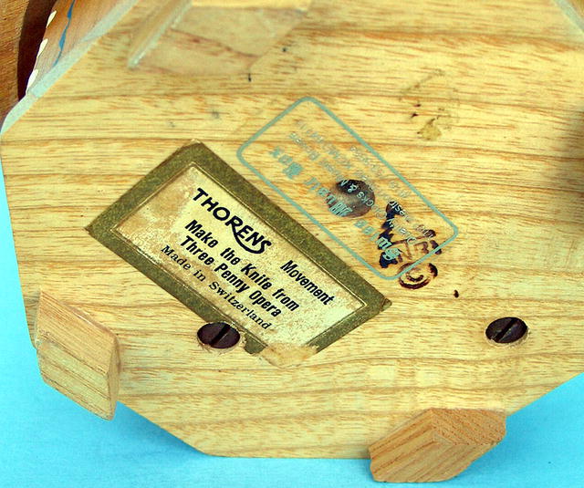 ANRI / THORENS MUSICBOX MUSIC BOX SWISS NICE