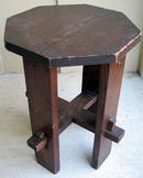 MISSION OAK ARTS AND CRAFTS TENDONED TABLE