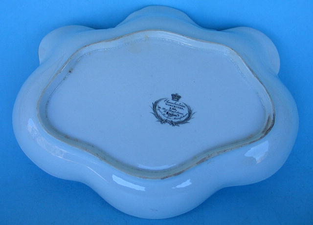 SIGNED CHAMBERLAIN'S WORCESTER DR. WALL DESSERT PLATE