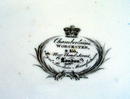 SIGNED CHAMBERLAIN'S WORCESTER DR. WALL DESSERT PLATE