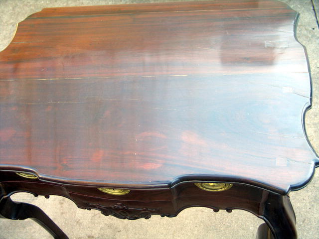 INCREDIBLE CHIPPENDALE DESK / TABLE 18th C AMERICAN