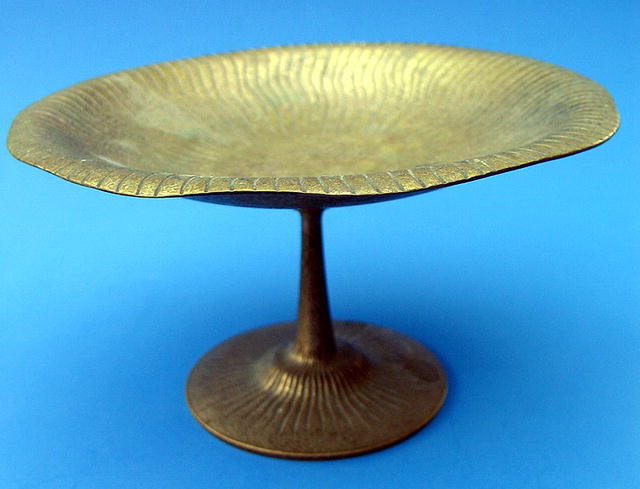 TIFFANY BRONZE COMPOTE C.1910 TIFFANY STUDIOS