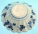EDO / MEIJI IMARI ARITA FLUTED BOWL SATSUMA STYLE