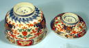 FINE IMARI ARITA COVERED BOWL JAPANESE MEIJI ARTIST SIG