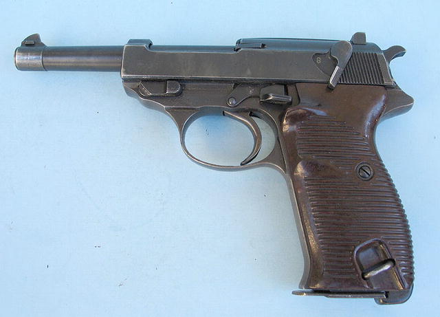 NAZI GERMAN WALTHER P38 WITH EXTRA CLIP LUGER HOLSTER