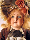 KESTNER 196 DIMPLED BISQUE GERMAN DOLL
