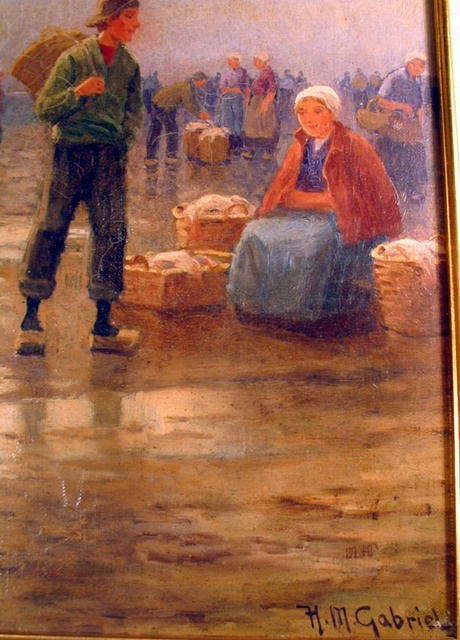 GABRIEL, H.M. (XIX-XX) LISTED ARTIST DUTCH OIL / BOARD