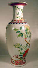 NICE CHINESE FAMILLE ROSE QING REPUBLIC PERIOD VASE
