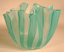 Signed Venini Fazzoletto corroso Handkerchief Murano