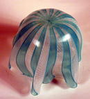 Signed Venini Fazzoletto corroso Handkerchief Murano