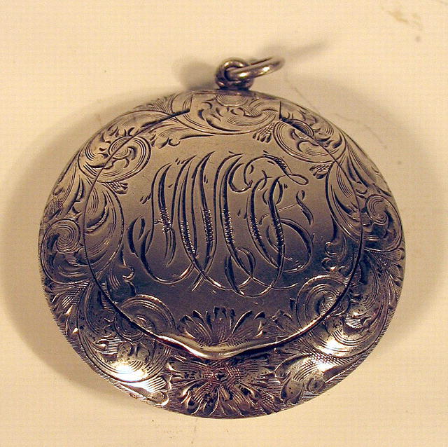 STERLING BLACKINTON REPOUSSE ROUGE OR LIPSTICK POT