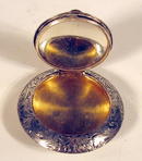 STERLING BLACKINTON REPOUSSE ROUGE OR LIPSTICK POT