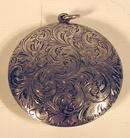 STERLING BLACKINTON REPOUSSE ROUGE OR LIPSTICK POT