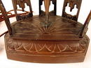 FINE BRONZE ART DECO LAMP W/ NUDE WOMAN DANCER