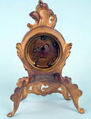 FINE FRENCH GILT BRONZE TABLE CLOCK ROCOCCO