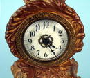 FINE FRENCH GILT BRONZE TABLE CLOCK ROCOCCO
