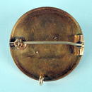 VICTORIAN 14K BROOCH PIN WITH PEARLS GRAPES