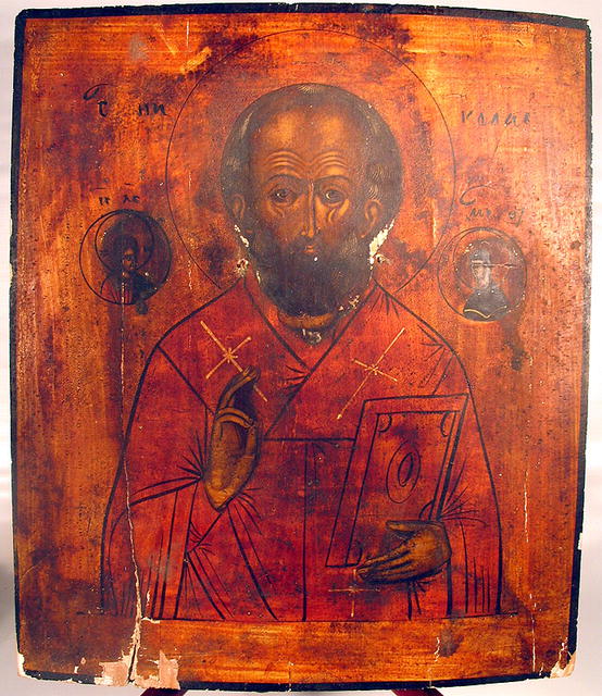 RUSSIAN ICON SAINT NICHOLAS BRINGS MESSAGE FROM JESUS