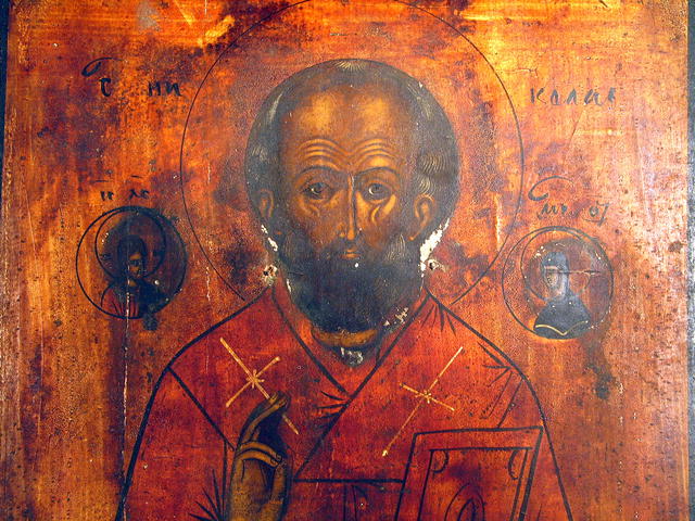 RUSSIAN ICON SAINT NICHOLAS BRINGS MESSAGE FROM JESUS