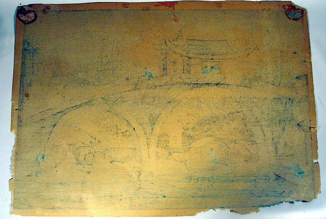 ELIZABETH KEITH SOOCHOW BRIDGE WOODBLOCK PRINT