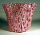 Murano Fazzoletto Corroso Handkerchief Vase Venini era
