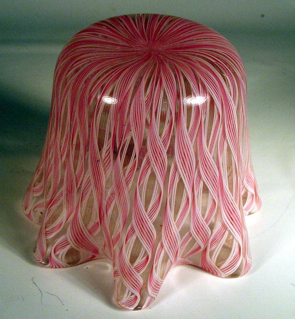 Murano Fazzoletto Corroso Handkerchief Vase Venini era