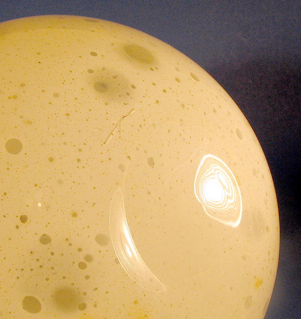SIGNED ALFREDO BARBINI MURANO CLUTHRA MASSIVE VASE