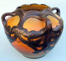 3 HANDLE ART NOUVEAU AUSTRIAN AMPHORA DANISH P & E VASE