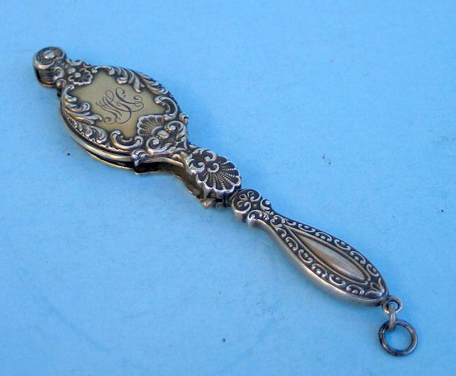 STERLING LORGNETTES IN ART NOUVEAU FORM VICTORIAN
