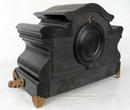 STYLISH NEW HAVEN CLOCK PAW FEET ORMOLU MOUNTS EBONY