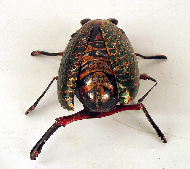EARLY LEHMANN WIND UP BEETLE TOY WORKS c1910