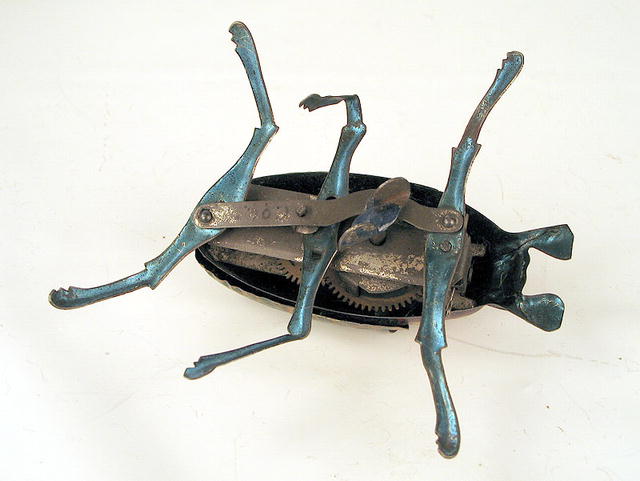EARLY LEHMANN WIND UP BEETLE TOY WORKS c1910