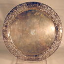 DUTCH RETICULATED STERLING SILVER CHARGER PIERCED