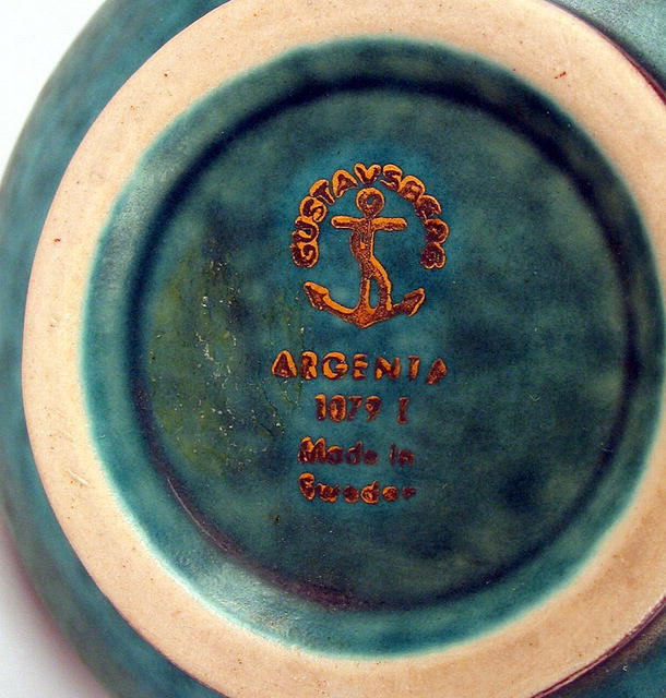 GUSTAVSBERG ARGENTA VASE STERLING OVERLAY LILY VALLEY