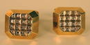 ELEGANT 14K 1 CARAT DIAMONDS CUFFLINKS GERMANY 1920s