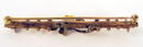 GREAT VICTORIAN PIN WITH 3 LEAF CLOVER DIAMONDS OPAL