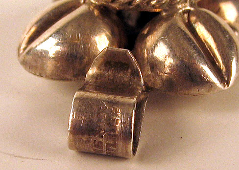 MEXICAN STERLING SILVER BRACELET ONYX EARLY