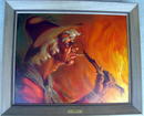 OIL PAINTING LENNON BANDEL - THOMAS HART BENTON STUDENT