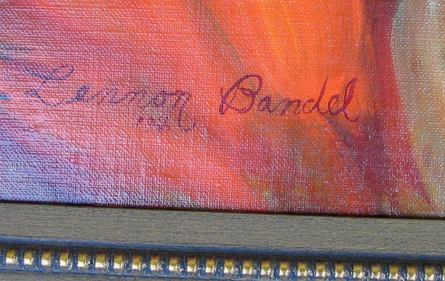 OIL PAINTING LENNON BANDEL - THOMAS HART BENTON STUDENT