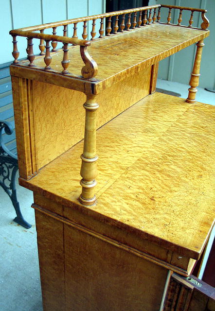 IMPORTANT SATINWOOD REGENCY CHIFFONIER ORIGINAL NICE