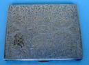 FINE 800 SILVER CONTINENTAL STERLING CIGARETTE CASE