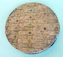 FINE 800 SILVER CONTINENTAL STERLING COMPACT BASKETWEAV