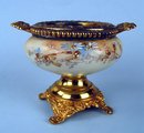 WAVE CREST C F MONROE DRESSER JAR ORMOLU MOUNTS